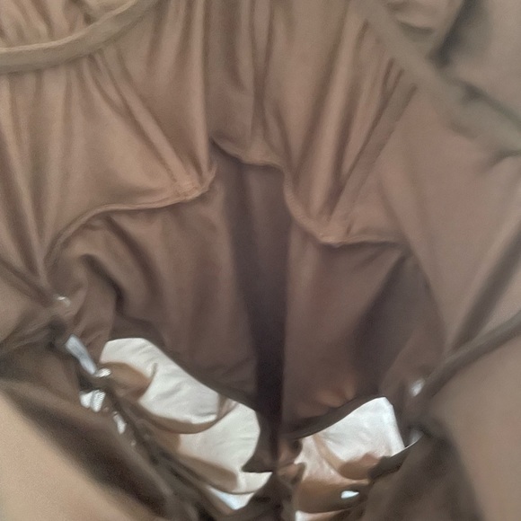 Brown sheer dress, bodysuit and sheer bodice - Picture 4 of 4